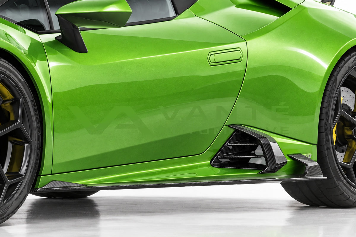 Lamborghini Huracan Evo Carbon Fibre Side Skirt Vent Trims – image 3