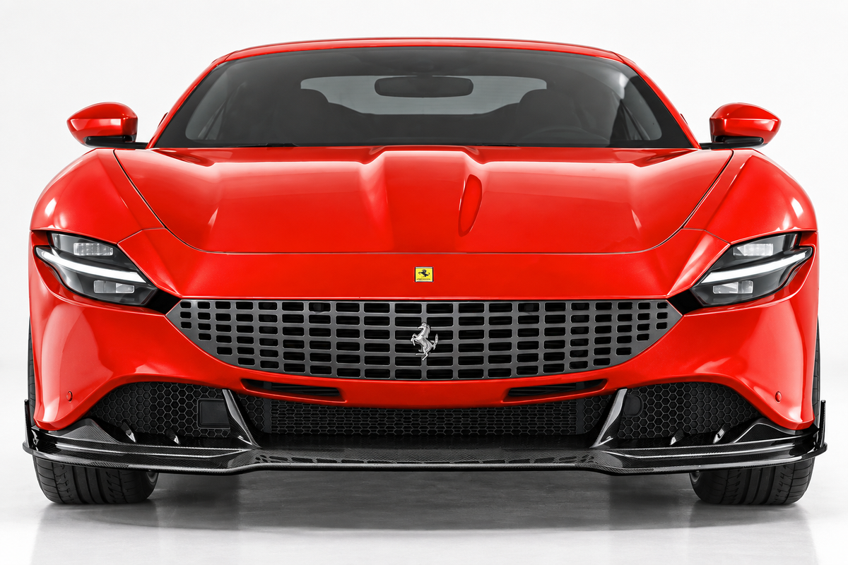 Ferrari Roma Labio delantero de fibra de carbono