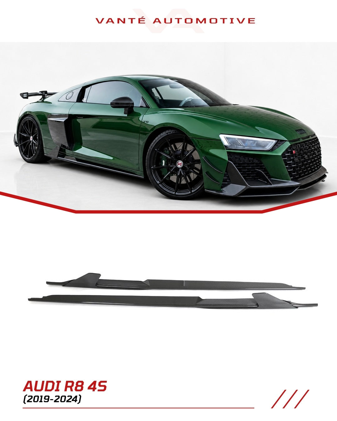 Audi R8 4S FL Carbon Fiber Seitenschweller