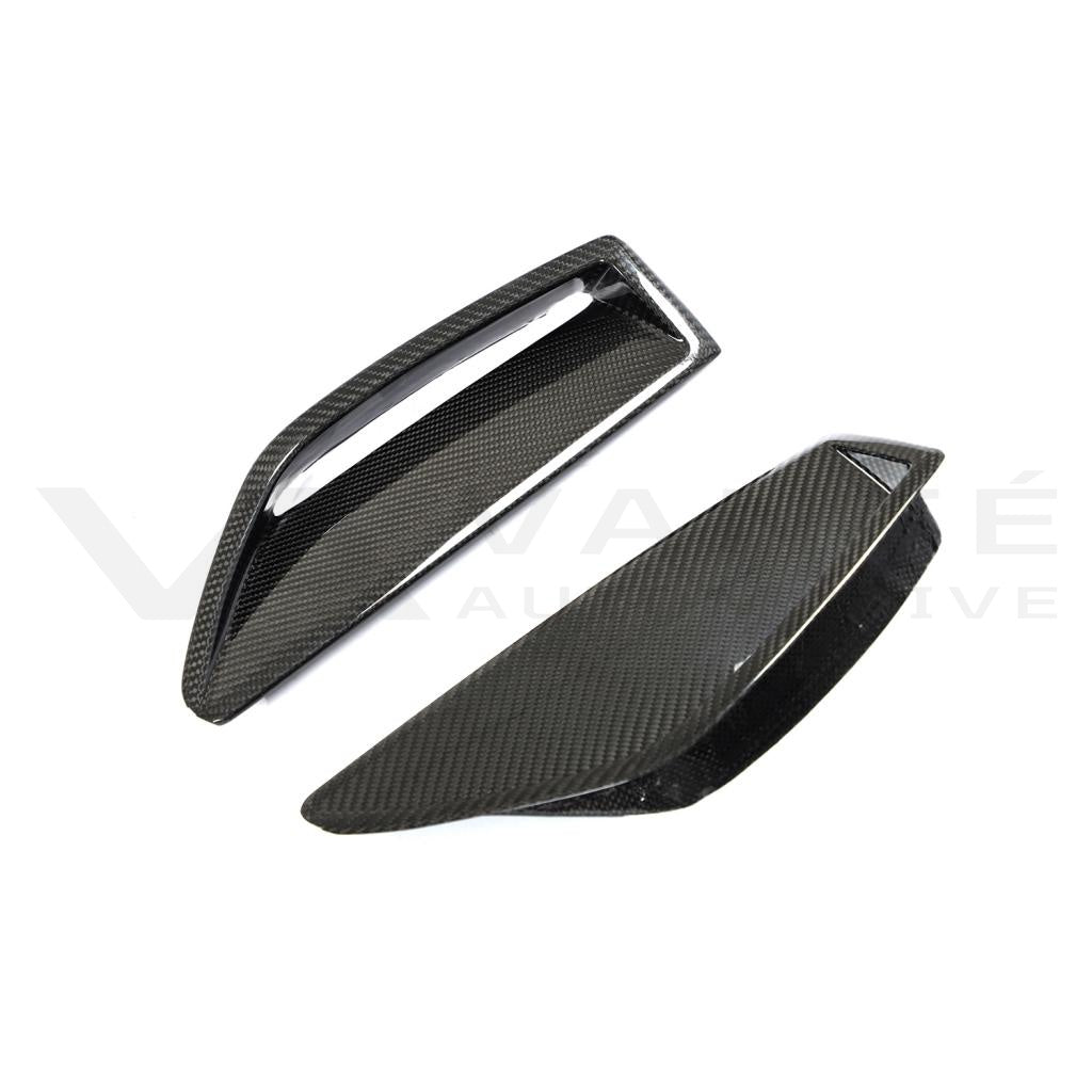 Audi RS6/RS7 C8 Ribetes Toma Parachoques Delantero de Fibra de Carbono
