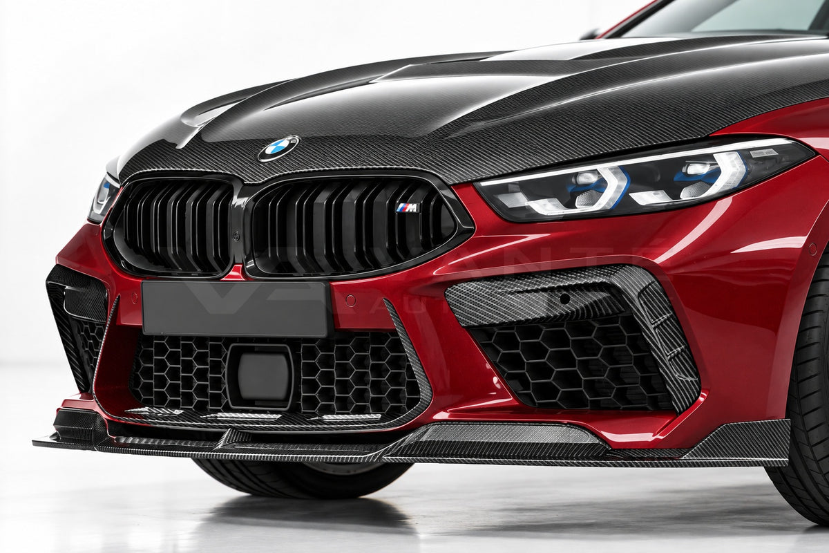 BMW M8 F91/F92/F93 Carbon Fibre Front Canards – image 2