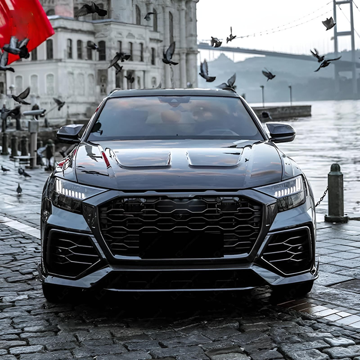 Audi RSQ8 4M Carbon Fiber Motorhaube