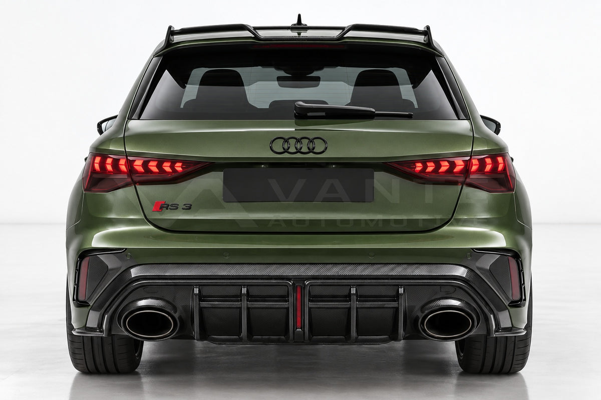 Audi RS3 8Y Carbon Fibre Rear Canards