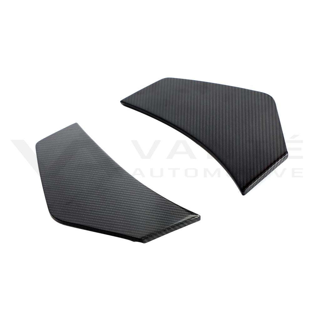 Audi R8 4S FL Carbon Fiber Rear Bumper Blades Fins