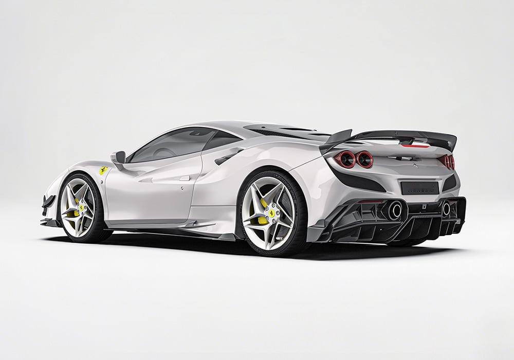 Ferrari F8 Tributo Carbon Fibre Aerodynamics Kit - full aero body kit upgrade