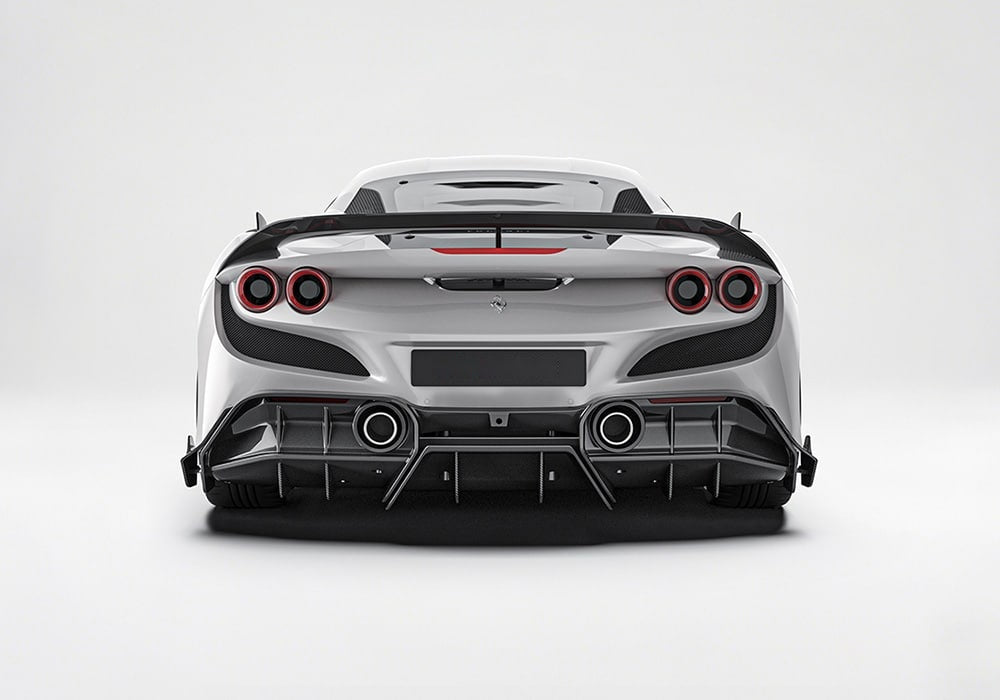 Ferrari F8 Tributo Carbon Fibre Aerodynamics Kit - full aero body kit upgrade