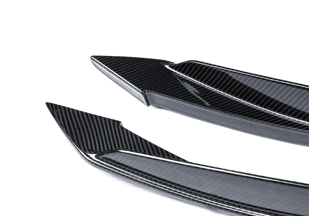Ferrari F8 Tributo Carbon Fibre Front Canards - race-inspired aerodynamic upgrade