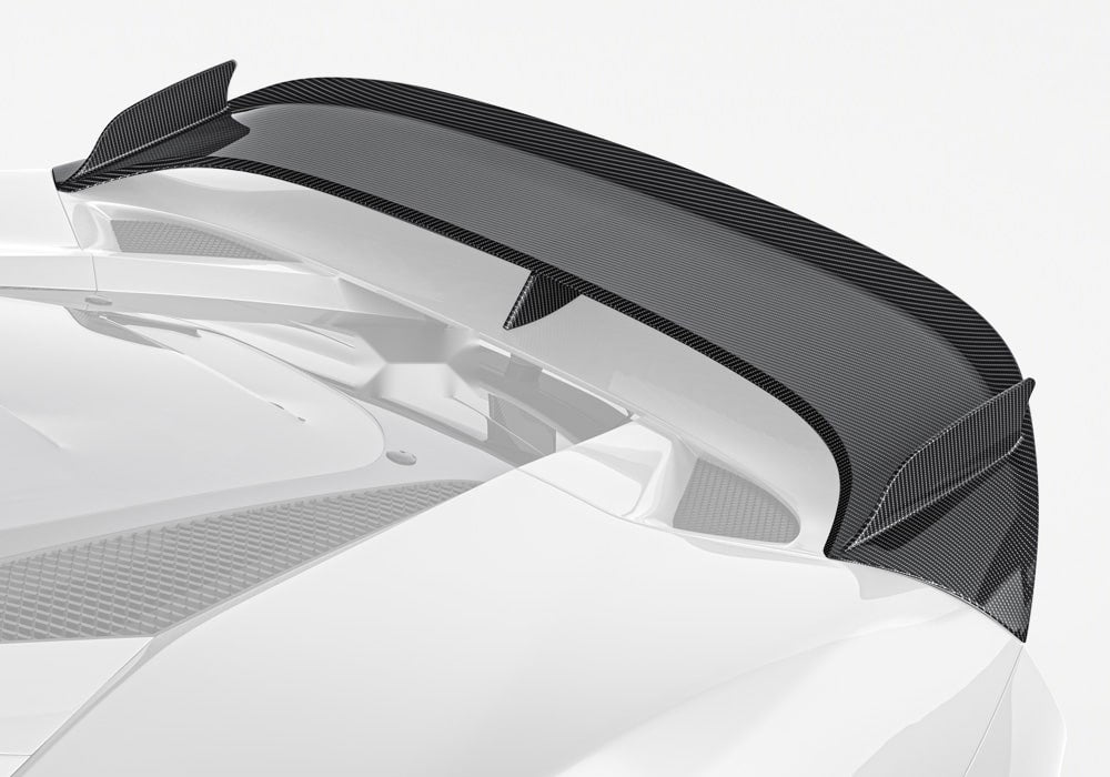 Ferrari F8 Tributo Carbon Fibre Rear Spoiler - lightweight track-inspired aero upgrade