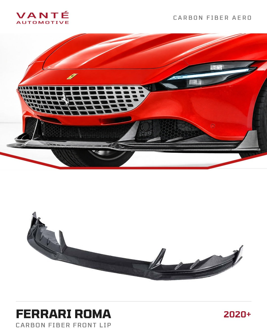 Ferrari Roma Carbon Fibre Front Lip