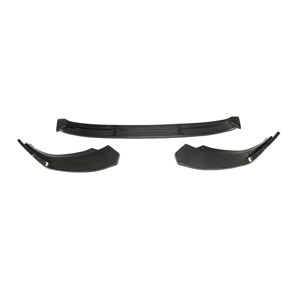 Audi S4 B9 Carbon Fibre Front Splitter Lip B Style - aggressive OEM-fit upgrade