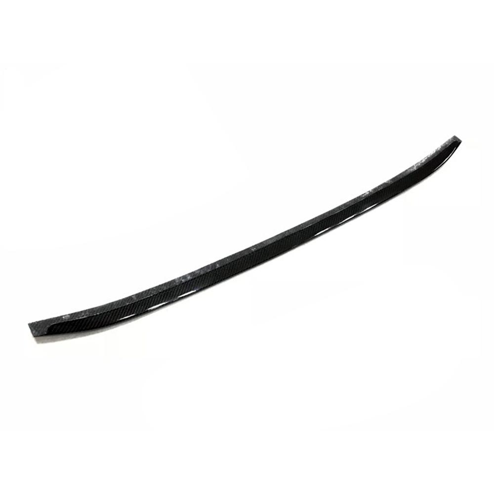 Audi A4 S4 B9 Carbon Fibre Front Bumper Trims - gloss 3x3 twill weave stick-on upgrade