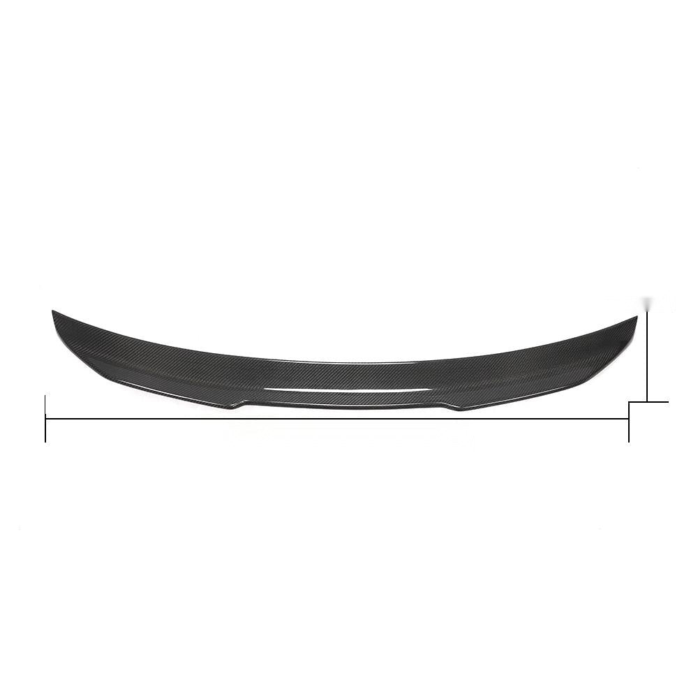 Audi A7 S7 RS7 Sportback Carbon Fibre Rear Boot Spoiler Lip - gloss 3x3 twill OEM fitment