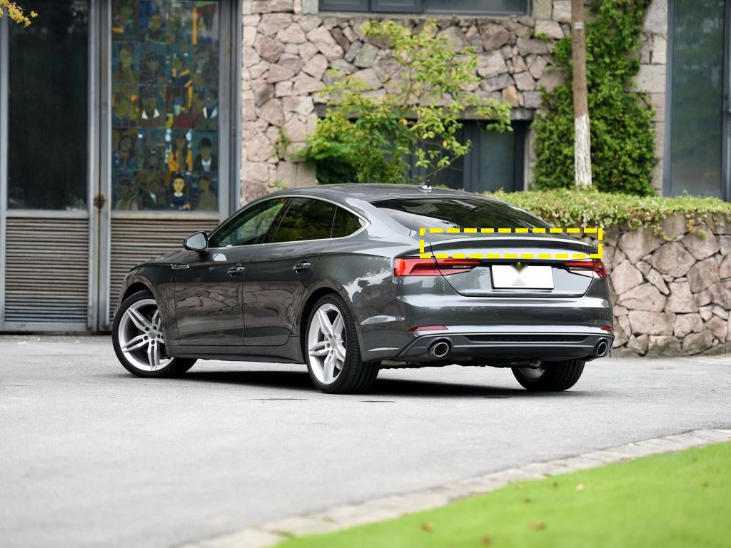 Audi A7 S7 RS7 Sportback Carbon Fibre Rear Boot Spoiler Lip - gloss 3x3 twill OEM fitment