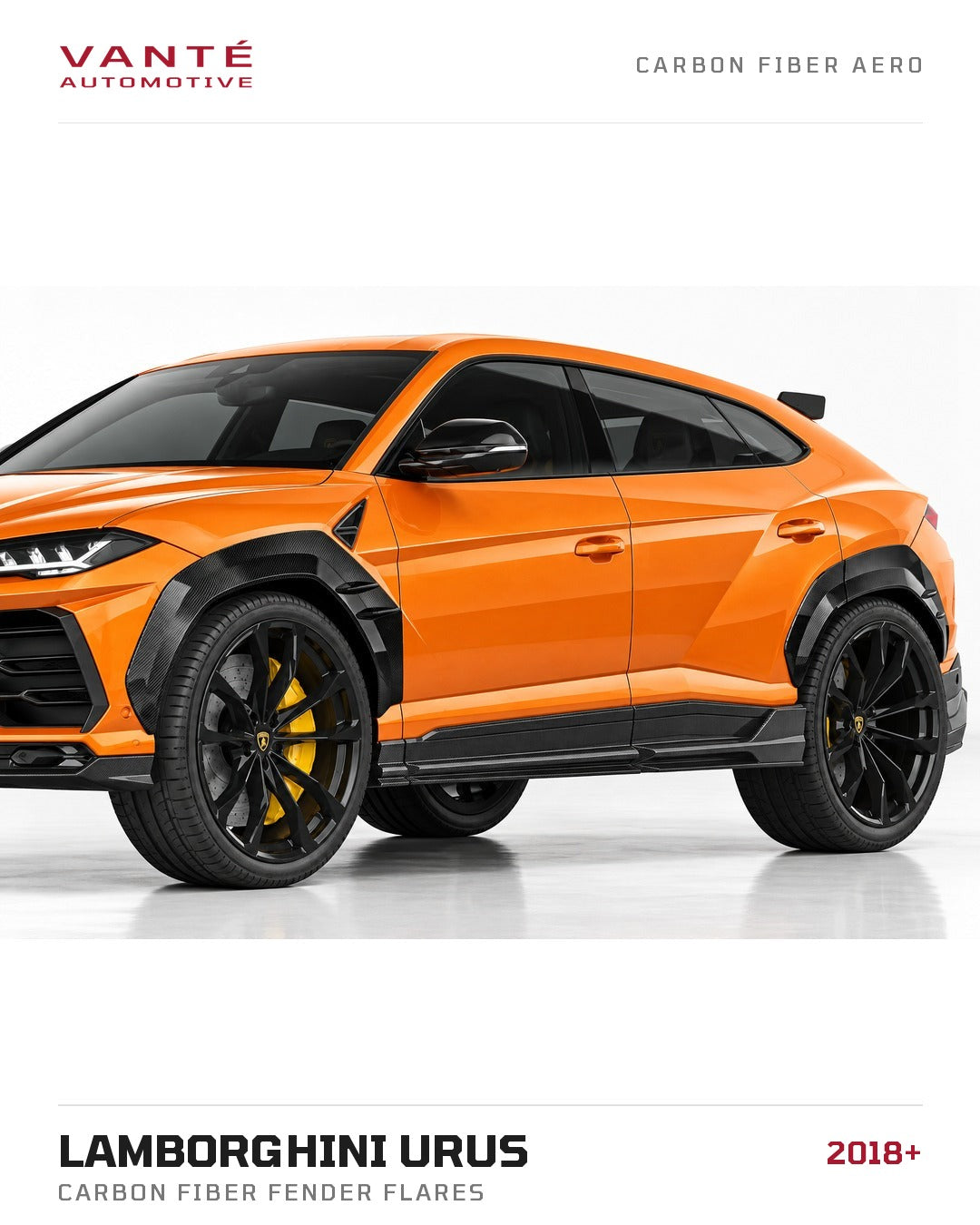 Lamborghini Urus Carbon Fibre Fender Flares