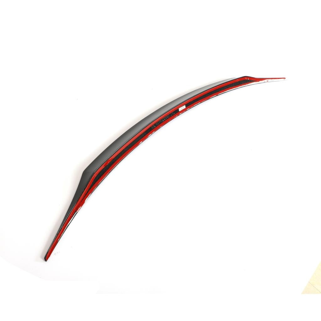 Porsche Macan 95B Carbon Fibre Rear Trunk Spoiler Wing - gloss 3x3 twill OEM fitment