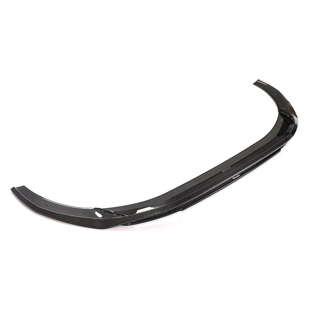 Audi A4 S4 B9 Carbon Fibre Front Lip Splitter - gloss 3x3 twill weave OEM fitment