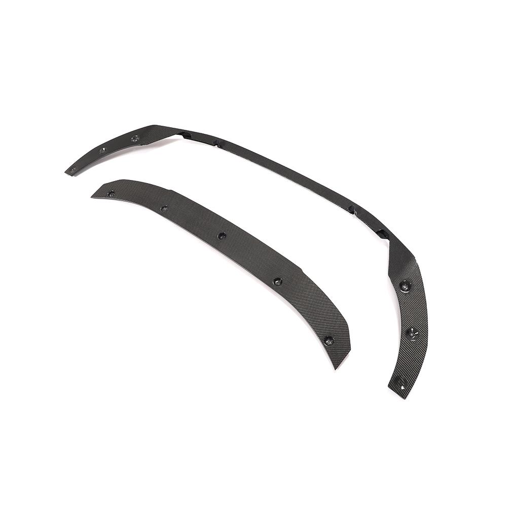 Audi A4 S4 B9 Carbon Fibre Front Lip Splitter - gloss 3x3 twill weave OEM fitment