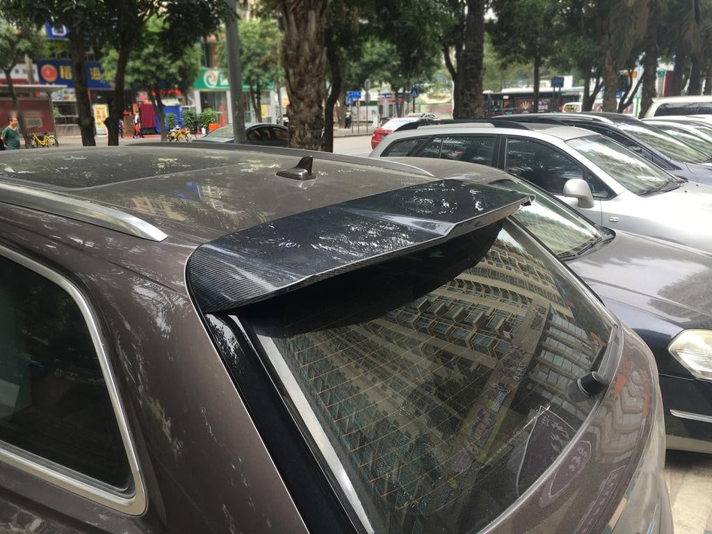 Audi Q7 SQ7 4M Carbon Fibre Boot Spoiler - gloss 3x3 twill weave OEM fitment