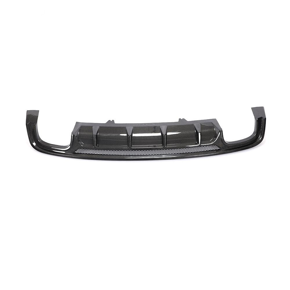 Audi A5 S5 B9 Carbon Fibre Rear Diffuser - gloss 3x3 twill weave, OEM fitment