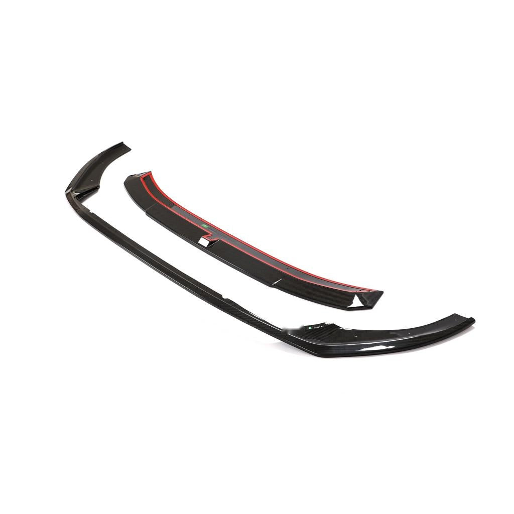 Audi A5 S-Line S5 B9 Dry Carbon Fibre Front Lip - aggressive OEM-fit upgrade