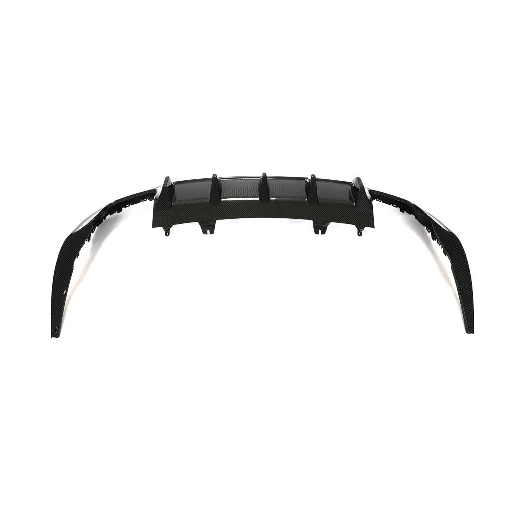 Audi A4 B9 S-Line S4 Carbon Fibre Rear Diffuser - dry carbon track-inspired styling upgrade