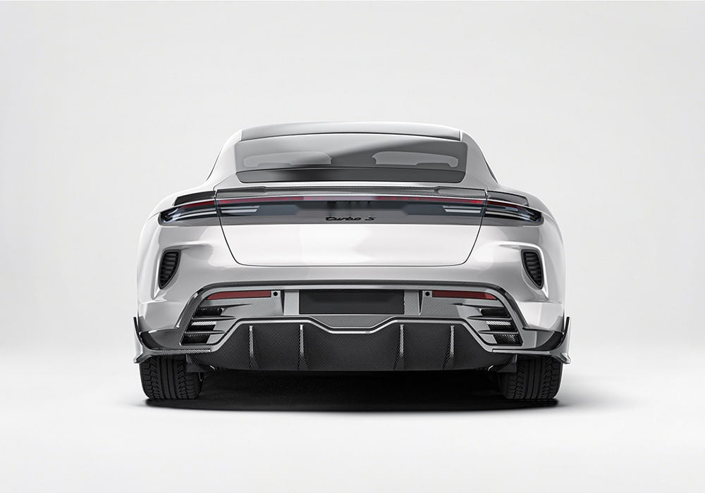 Porsche Taycan 2025 Carbon Fibre Aero Kit - full body aerodynamic upgrade