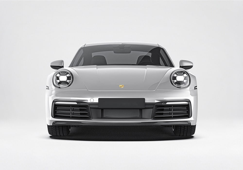 Porsche 911 992.1 Carbon Fibre Full Aero Kit - front lip, side skirts, diffuser and spoiler