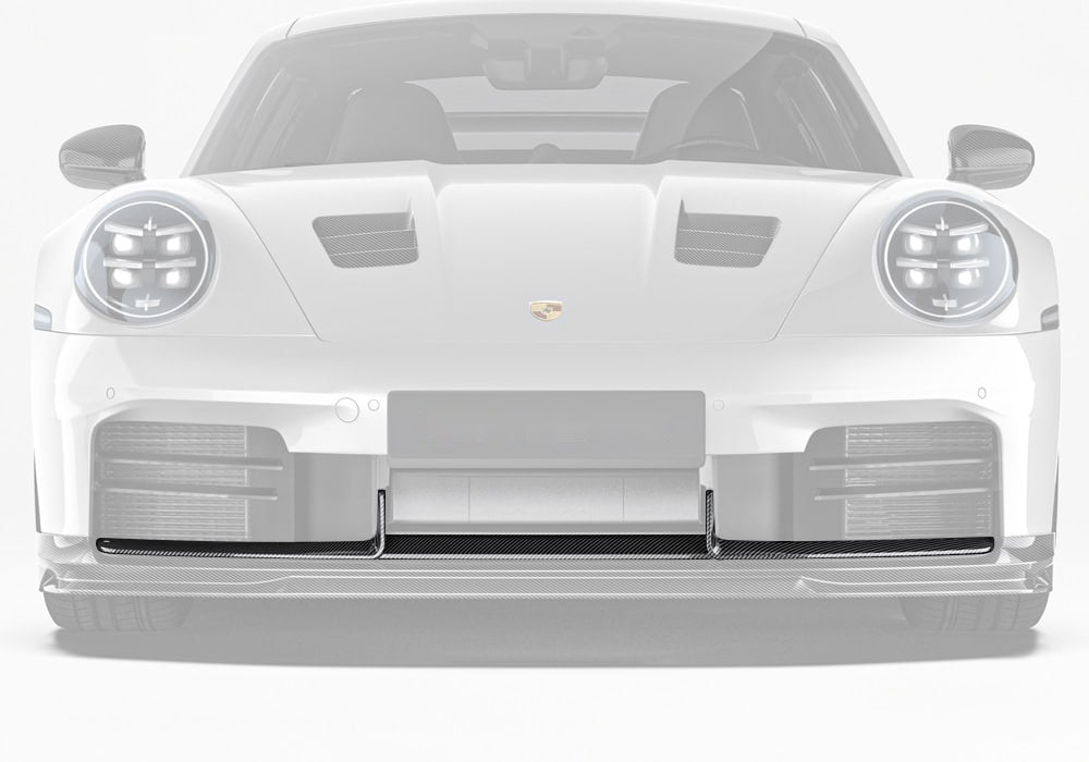 Porsche 911 992.2 Carbon Fibre Front Vent Trim - premium OEM-grade styling upgrade