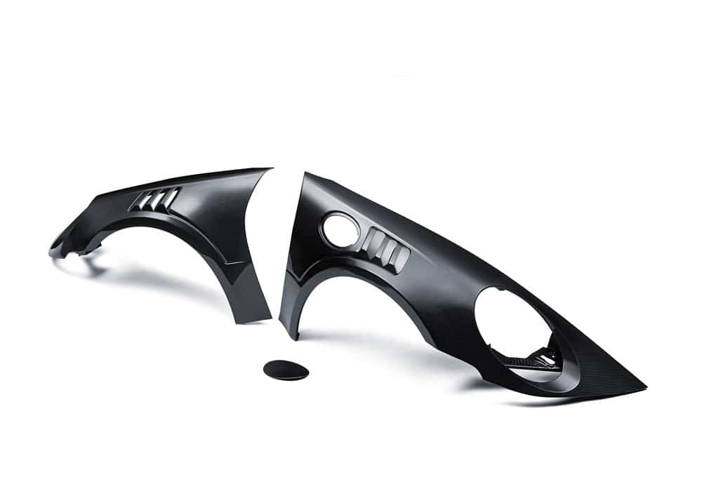 Porsche 911 992 Turbo S Carbon Fibre Side Fenders - lightweight aerodynamic upgrade