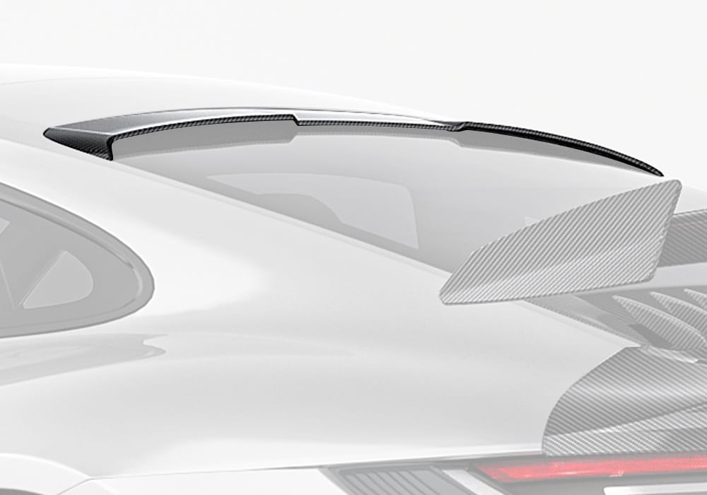 Porsche 911 992 Turbo S Carbon Fibre Roof Spoiler - race-inspired aerodynamic upgrade