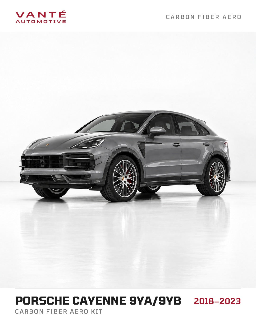 Porsche Cayenne 9YA/9YB Carbon Fibre Aero Kit
