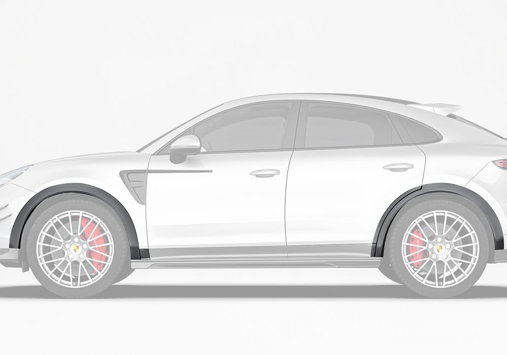 Porsche Cayenne 9YA/9YB Carbon Fibre Wheel Arches - race-inspired flared body upgrade