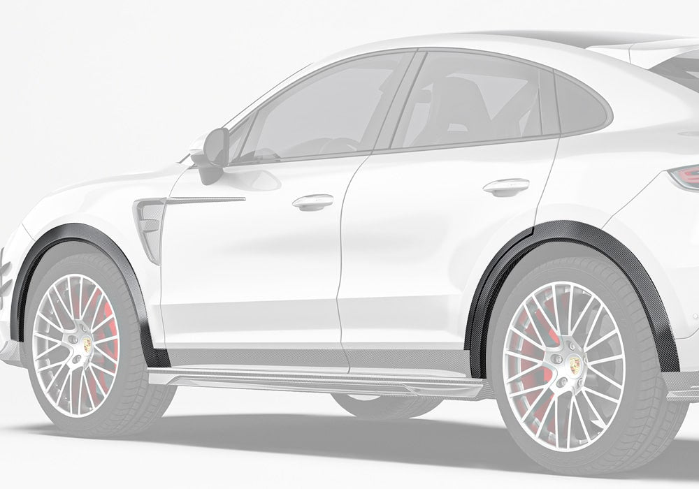 Porsche Cayenne 9YA/9YB Carbon Fibre Wheel Arches - race-inspired flared body upgrade