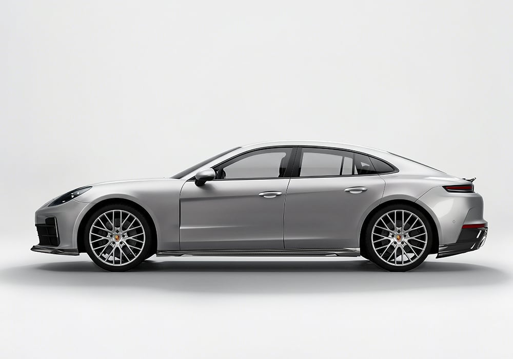 Porsche Panamera 971.2 Carbon Fibre Aero Kit - front splitter, side skirts, rear diffuser and spoiler
