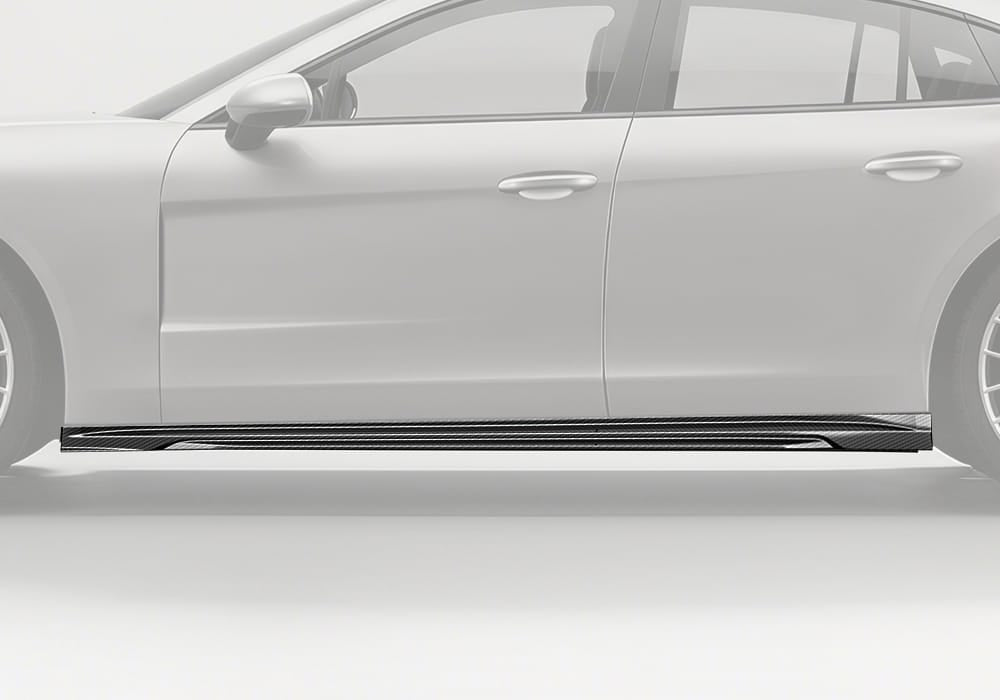 Porsche Panamera 971.2 Carbon Fibre Side Skirts - aerodynamic OEM-fit styling upgrade