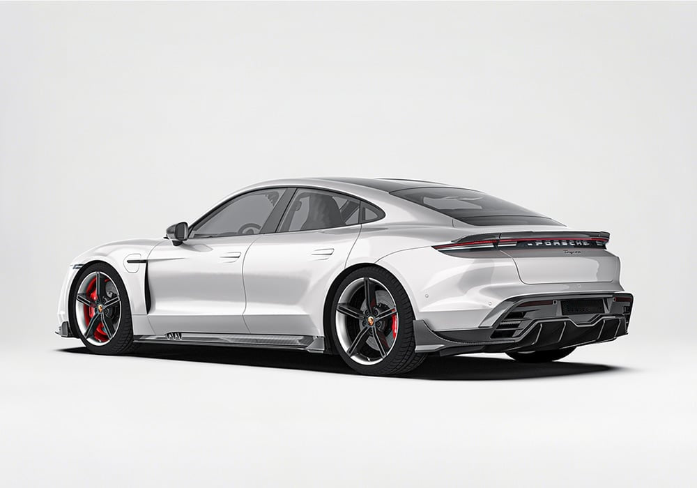 Porsche Taycan Carbon Fibre Full Aero Kit - complete styling and aerodynamic upgrade