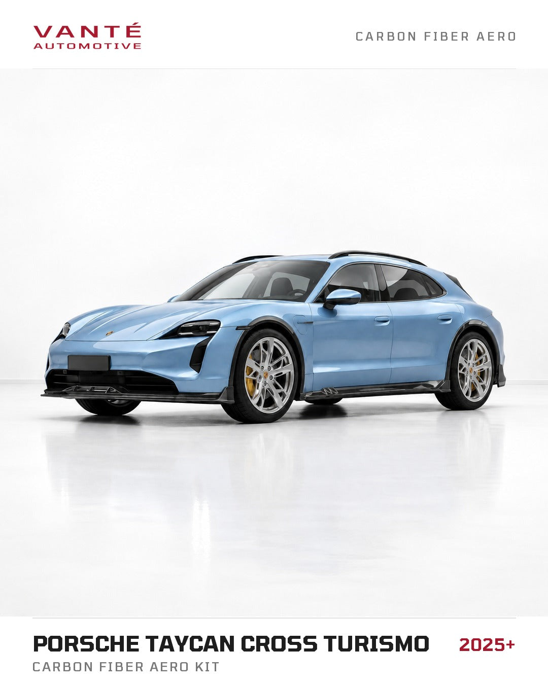 Porsche Taycan Cross Turismo Carbon Fibre Aero Kit