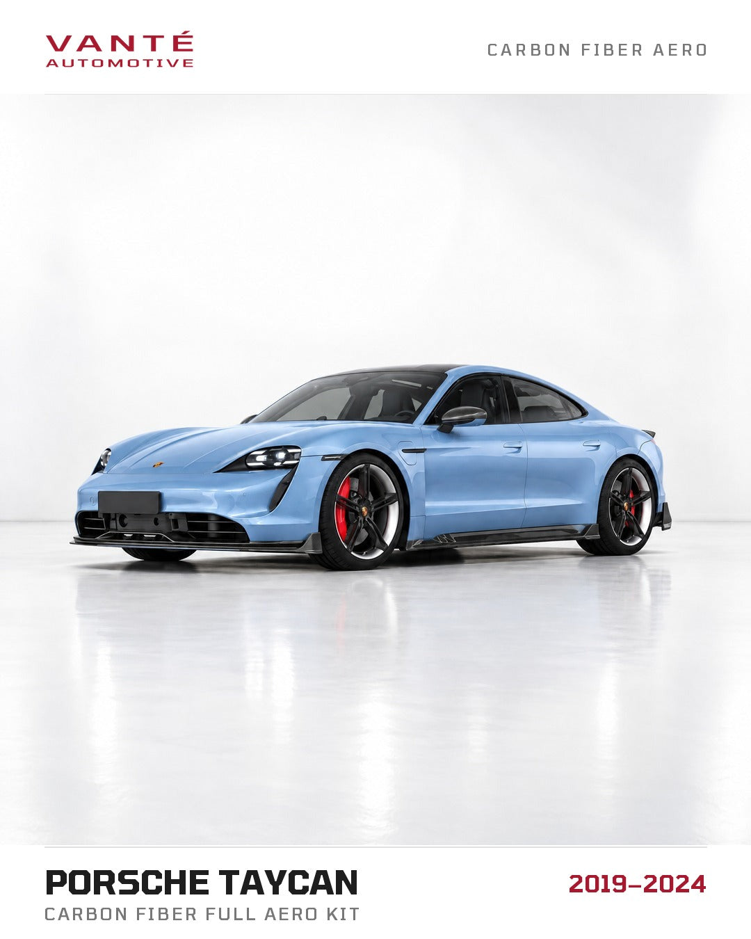 Porsche Taycan Carbon Fibre Full Aero Kit