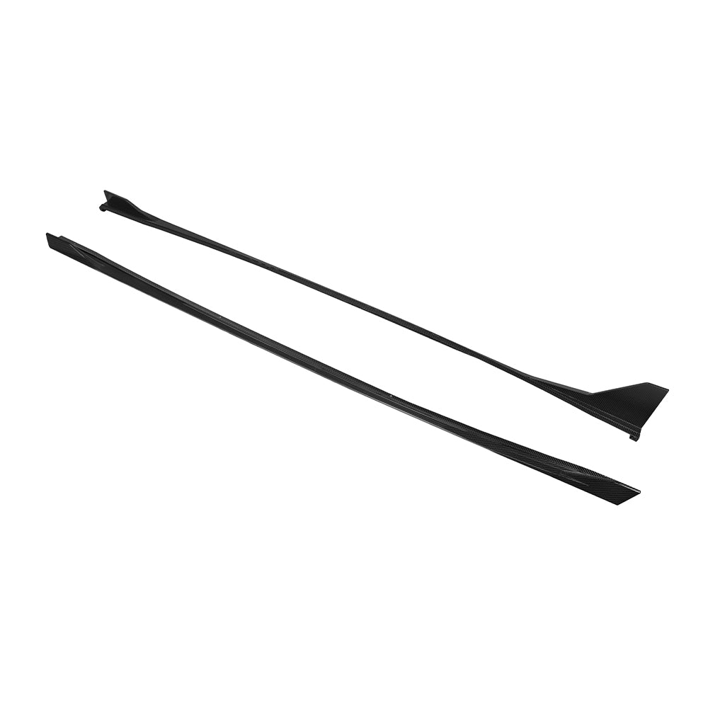 Audi RS3 8Y Carbon Fibre Side Skirts - prepreg dry carbon with gloss finish
