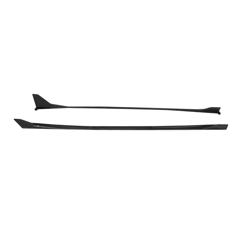 Audi RS3 8Y Carbon Fibre Side Skirts - prepreg dry carbon with gloss finish