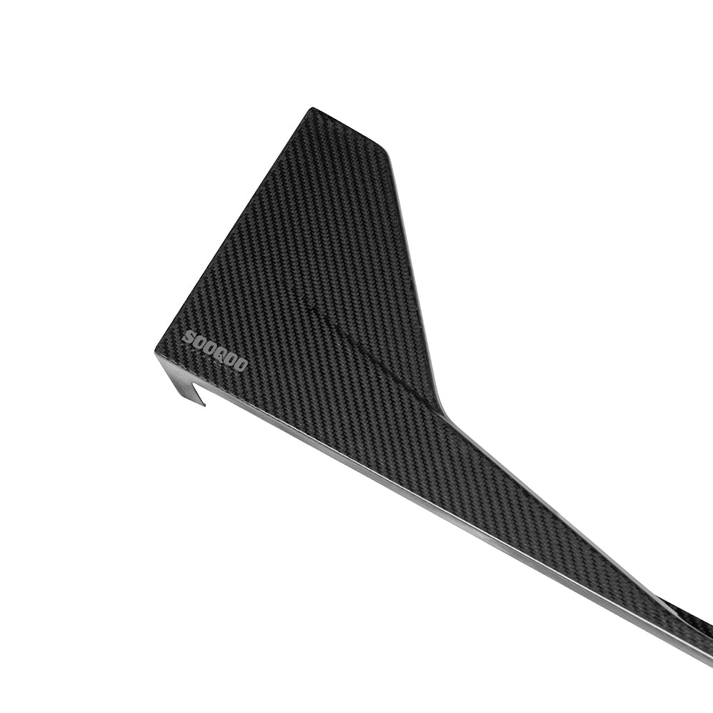 Audi RS3 8Y Carbon Fibre Side Skirts - prepreg dry carbon with gloss finish