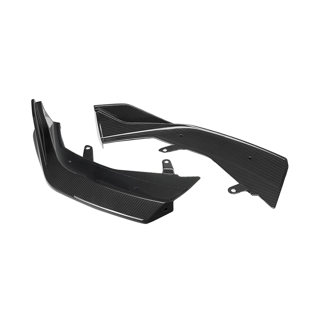 BMW 2 Series F74 Prepreg Carbon Fibre Front Lip - aggressive winglet aero upgrade