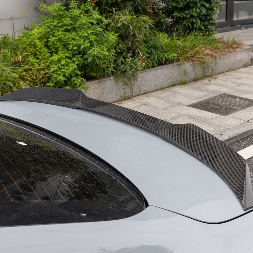 BMW 2 Series F74 Gran Coupé Carbon Fibre Rear Spoiler - prepreg lightweight boot lip upgrade