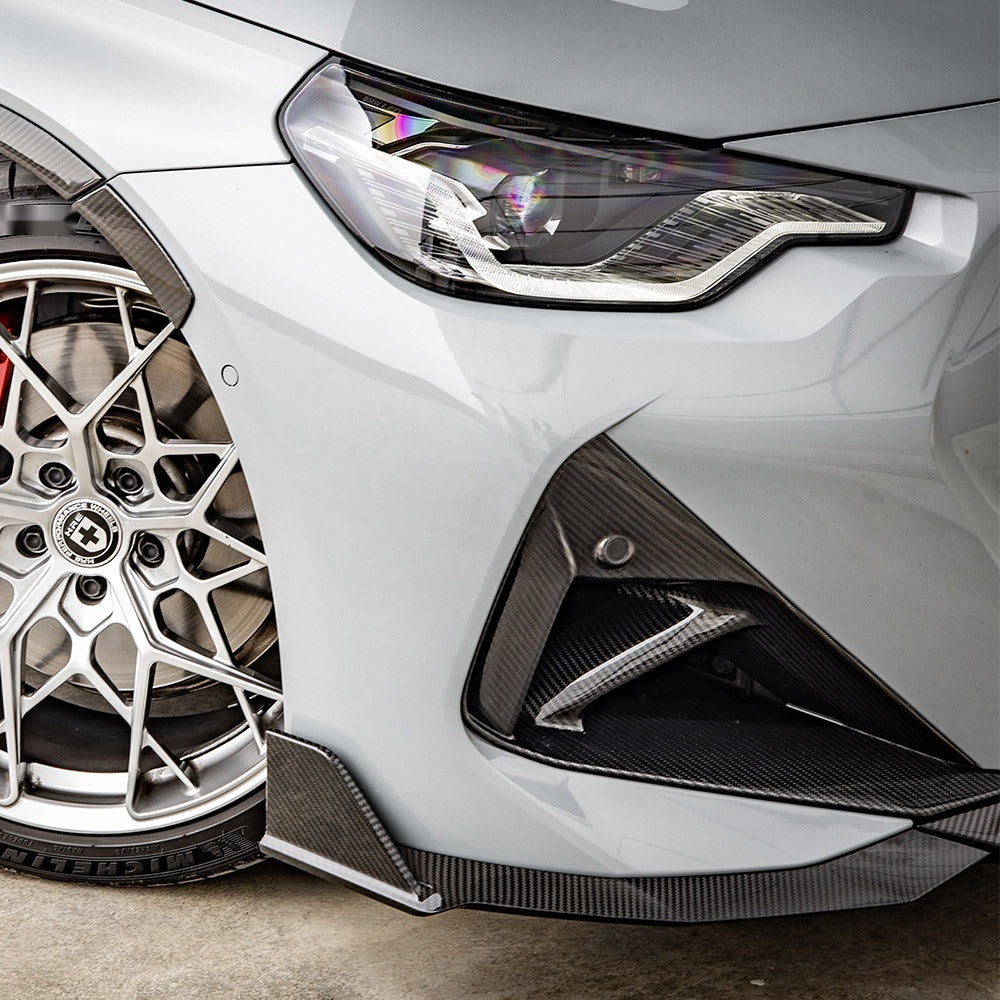 BMW 2 Series G42 Prepreg Carbon Fibre Air Inlets - precision-fit front duct upgrade