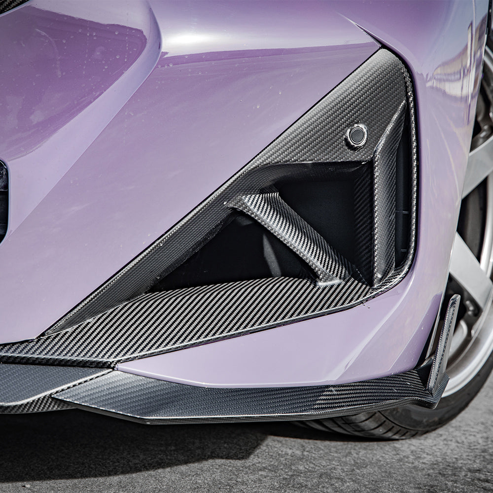 BMW 2 Series G42 Prepreg Carbon Fibre Air Inlets - precision-fit front duct upgrade