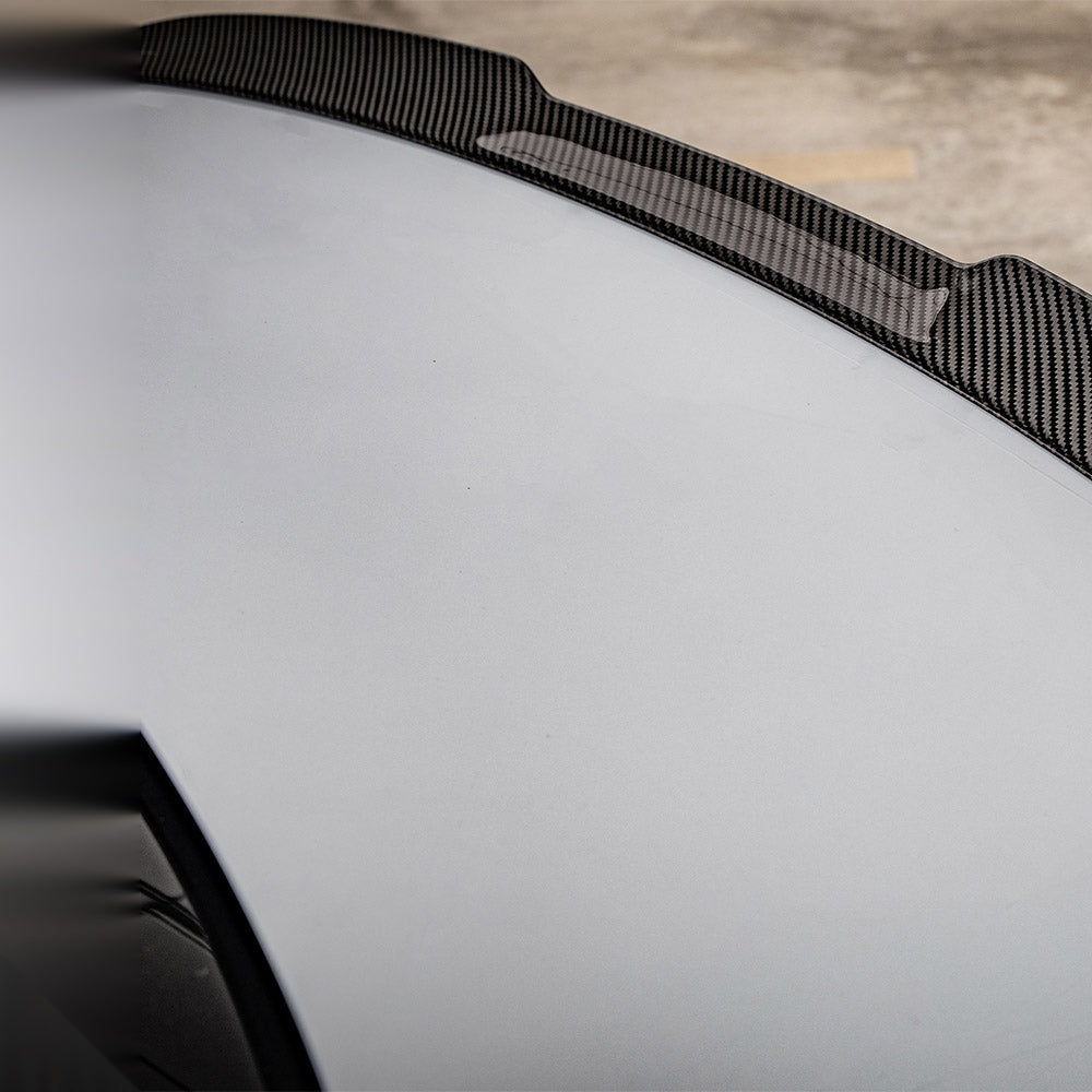 BMW 2 Series G42 Prepreg Carbon Fibre Rear Spoiler - gloss OEM-fit bootlid lip upgrade