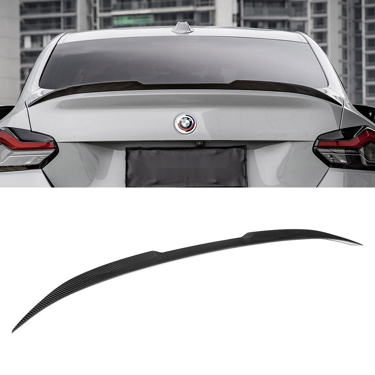 BMW 2 Series G42 Prepreg Carbon Fibre Rear Spoiler - low-profile boot lid upgrade