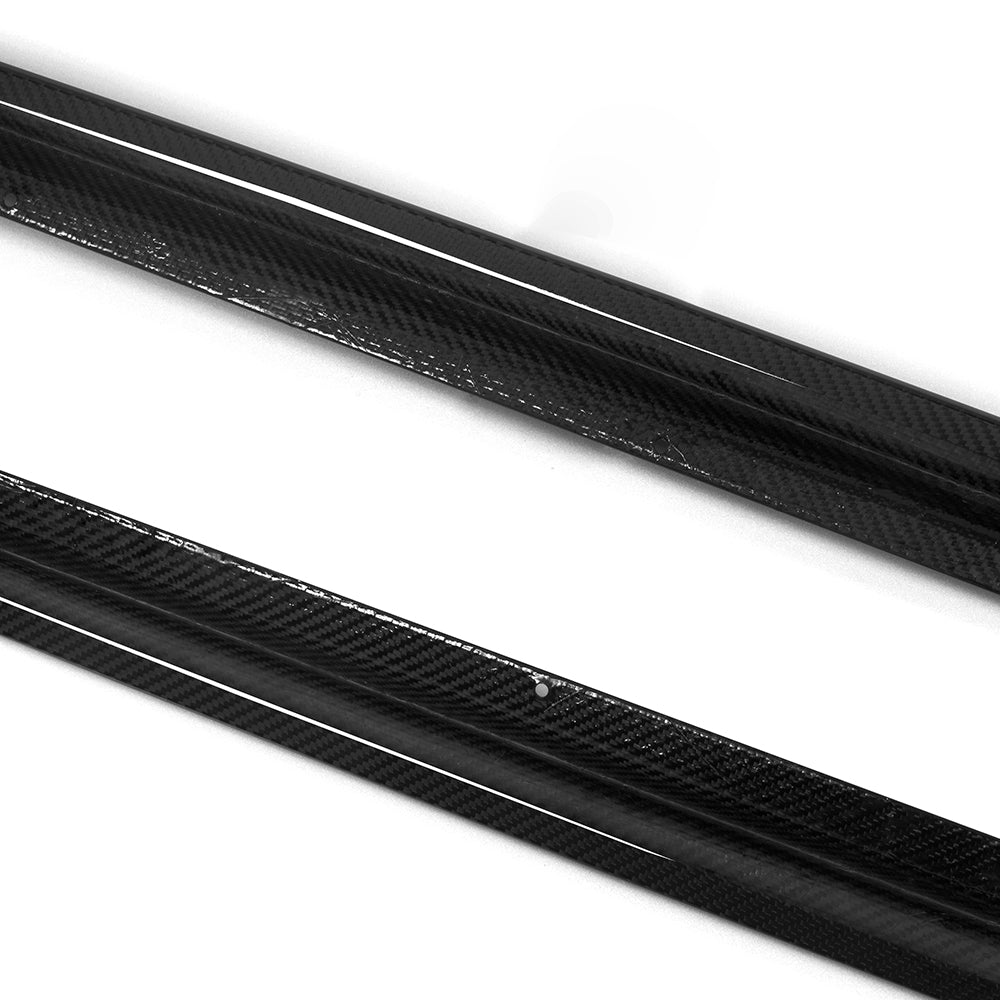 BMW 2 Series G42 Prepreg Carbon Fibre Side Skirts - gloss finish OEM fitment upgrade