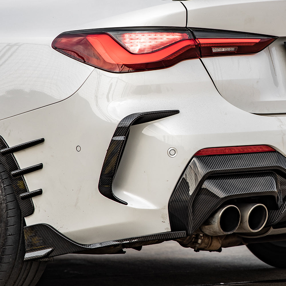 BMW 4 Series G22 Prepreg Carbon Fibre Front Bumper Insert - OEM fit adhesive mount