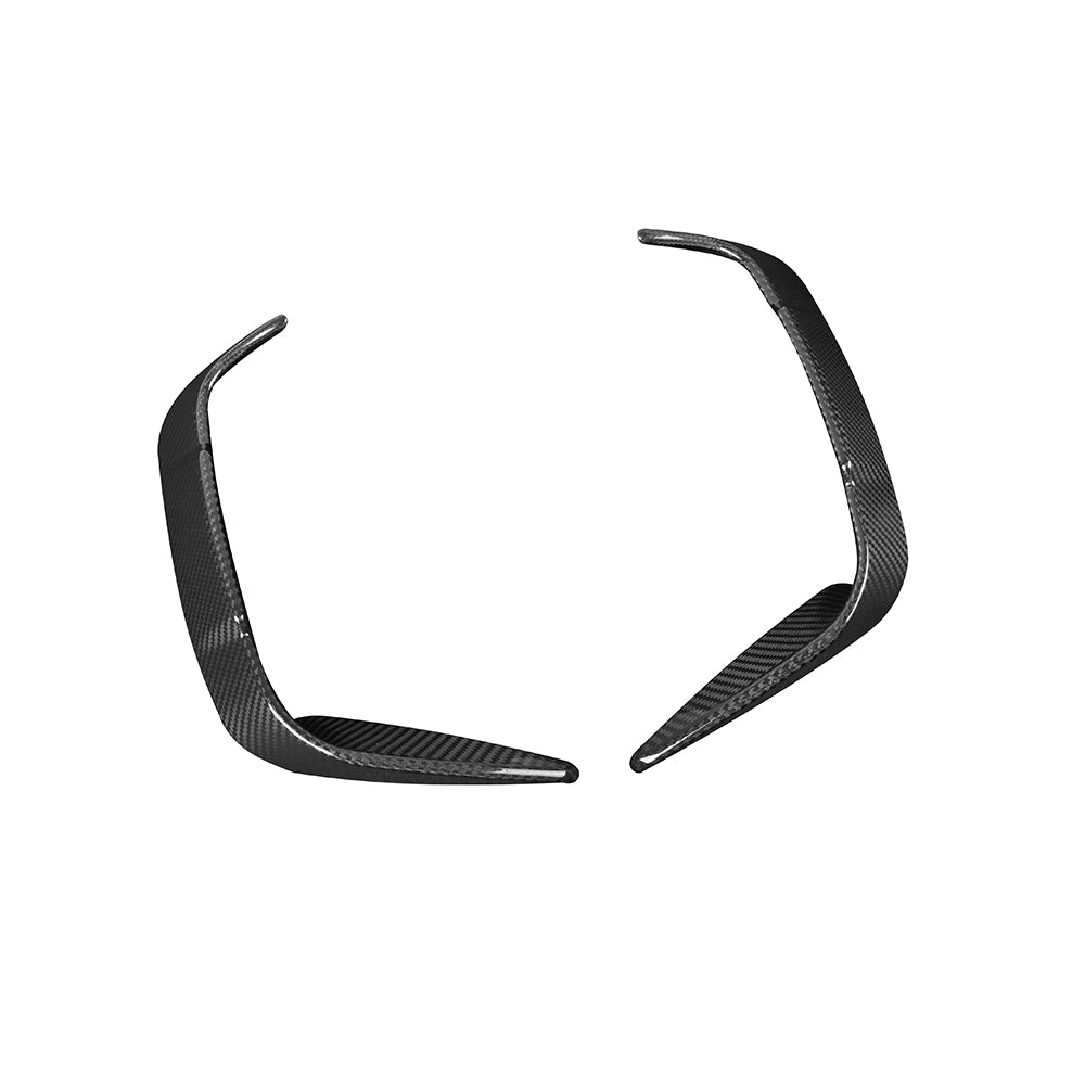 BMW 4 Series G22 Prepreg Carbon Fibre Front Bumper Insert - OEM fit adhesive mount